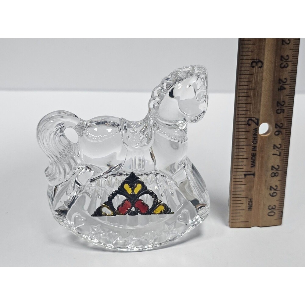 Crystal House Rocking Horse Figurine by Pierno Made in Italy - Picture 3 of 4